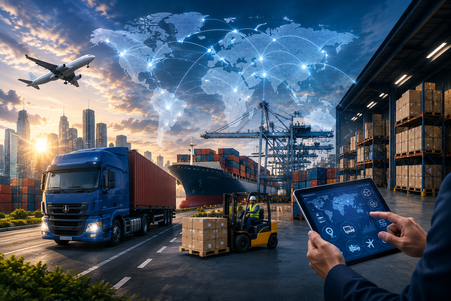 Logistics and supply chain management operations