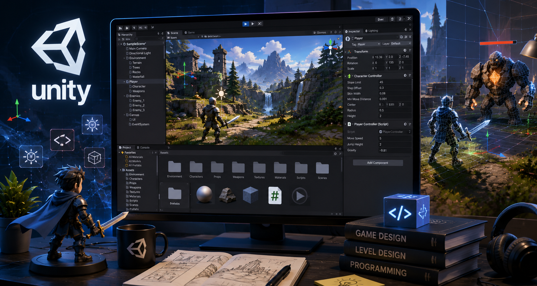 Unity game development course workspace